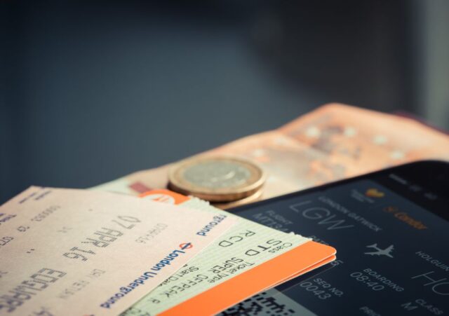 airline ticket boarding pass
